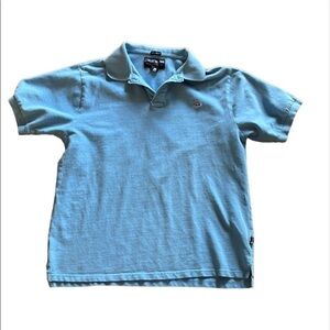Colo Wear light blue men’s polo shirt with pink bear symbol Size Medium